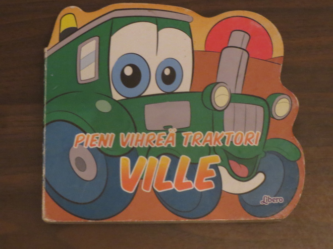 Pieni vihreä traktori Ville
