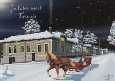 Ilkka Kylmäkorpi: Tonttu ajelee reellä