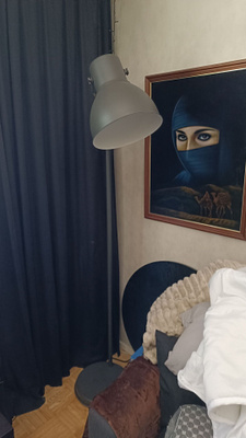 Ikea Hektar jalkalamppu
