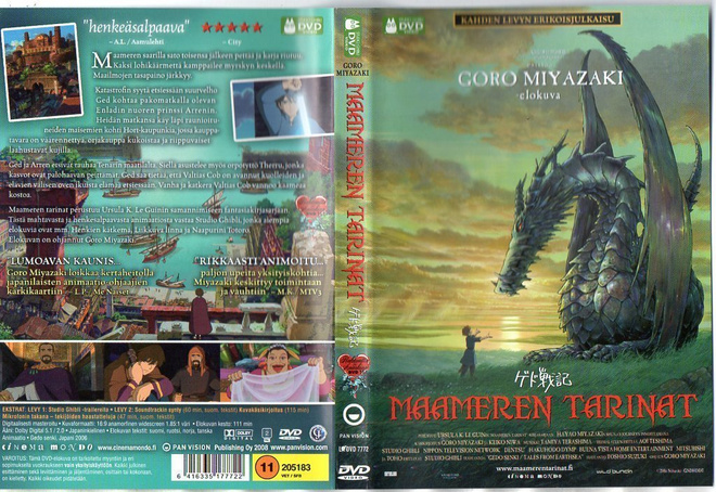 maameren tarinat	(5 010)	k	-FI-	suomik.	DVD	(2)		2006