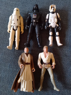 STAR WARS vintage figuurit, 5 kpl