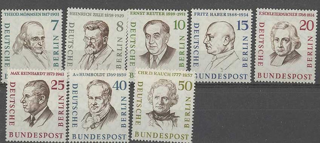 Berlin Mi 163-72 vajaa sarja