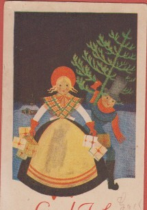 Hede Lahjat ja kuusi haettu- pieni kortti