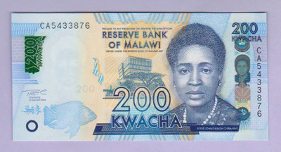 Malawi 200 Kwacha v.2024 UNC P-60