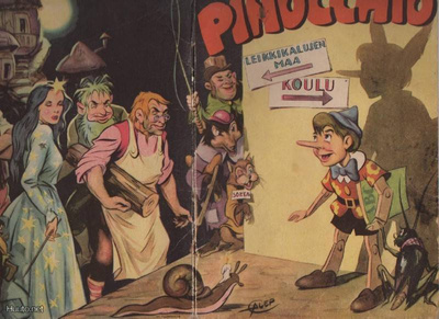 Pinocchion seikkailut, MLS 1954, nid, K3[Tex Willer-tekijöil