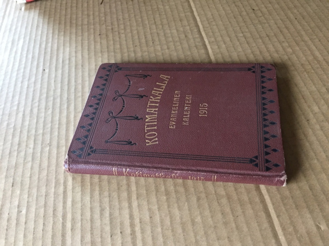 KOTIMATKALLA EVANKELINEN KALENTERI 1915 HYVÄ