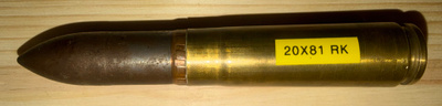 20mm Lahti L-38 kokeiluaseen patruuna