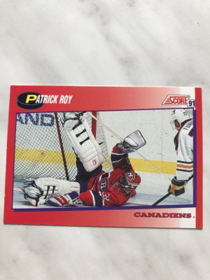 1991-92 Score Canadian Patrick Roy #75