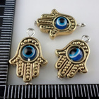 814 .. Luck Charms Sininen Silmä .. Korvakorut - pikkukuva 4