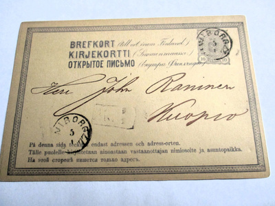 1877 Viipuri ehiö os John Raninen Kuopioon