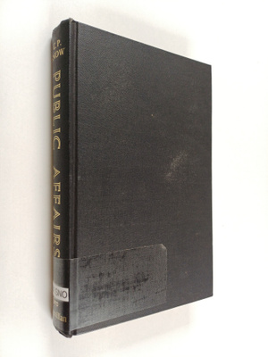 C. P. Snow : Public Affairs