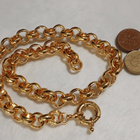 21k kullattu Kanadalainen papu rannekoru Gold plated - pikkukuva 5