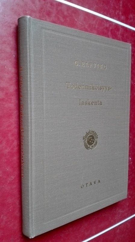 Elfving: Todennäköisyyslaskenta (3. p.)