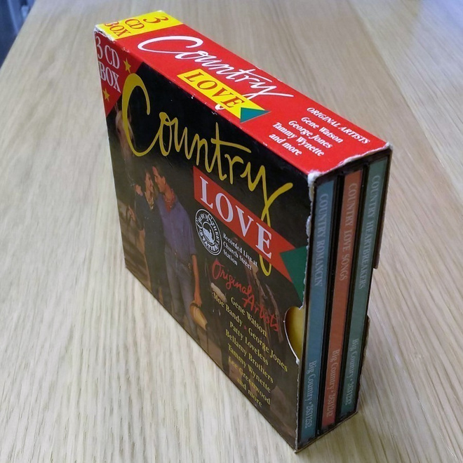 Alkup. Esittäjät - Country Love 3 CD Box