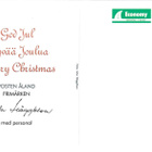 FDC LEIMALLA JOULUMERKKI 2006 JOULUTERVEHDYS AHVENANMAAN PO - pikkukuva 2