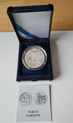 100mk 1998, 250 vuotta Suomenlinnan rak., Proof