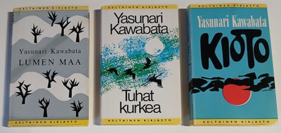 Yasunari Kawabata 3 kirjaa