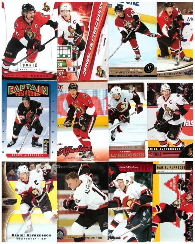 12 x DANIEL ALFREDSSON Ottawa Senators