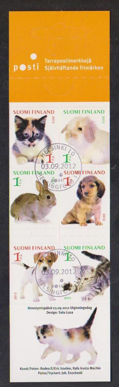 V96 Lemmikkejä ilmestymispäivän leimattu vihko.