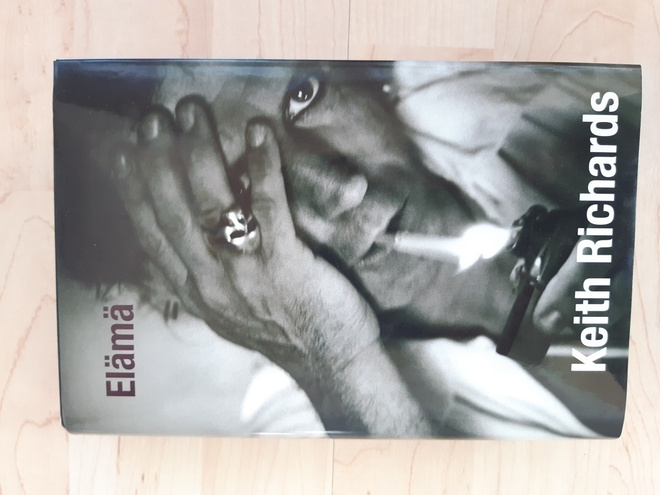 Keith Richards Elämä 1.p kp KUIN UUSI!