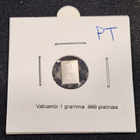 1 g 999,9 Valcambi Platina harkko - pikkukuva 1