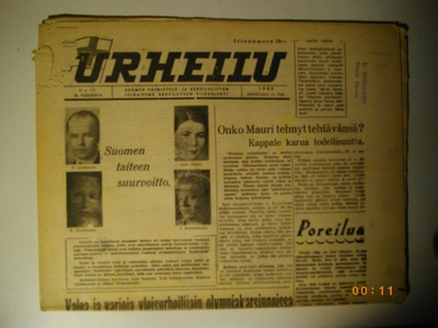 Urheilu lehti Nro 28/1948 (9.11)