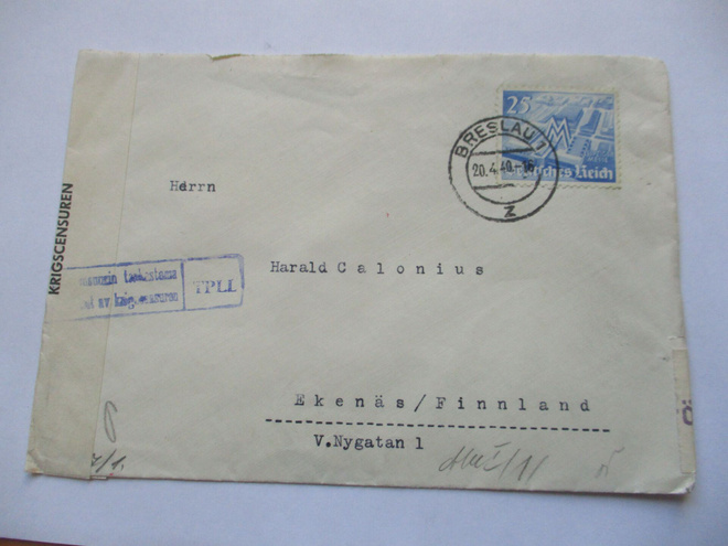 1940 Saksa sens kuori os Tammisaari