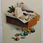 Joululahjoja kauniissa laatikossa, pipareita ym, p. 1927 - pikkukuva 1