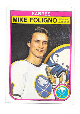 1982-83 OPC #26 Mike Foligno Buffalo Sabres