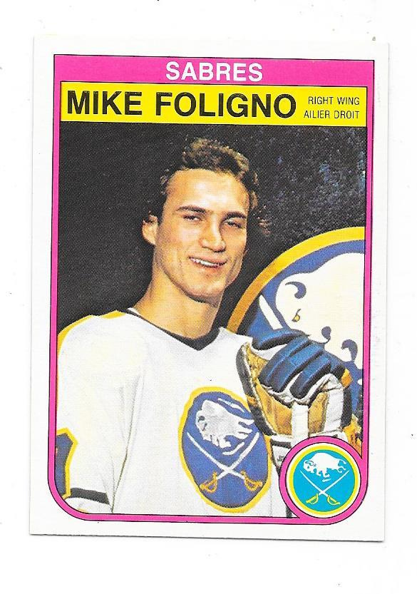 1982-83 OPC #26 Mike Foligno Buffalo Sabres