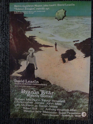 Ryan'in tytär (David Lean, 1970) - vanha elokuvajuliste