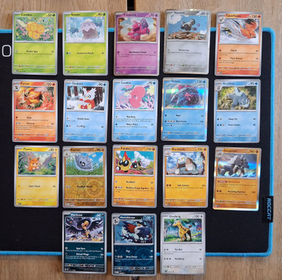 Pokemon kortit 17kpl (#181 Paldea Evolved)