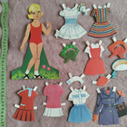 Paperinukke Yvette 1950-60-luku - pikkukuva 1