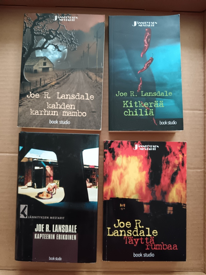 Joe r. Lansdale valikoima 4€/kpl