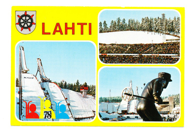 LAHTI - Virallinen MM-78 kortti
