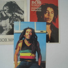  pk fanikuva Bob Marley 3 kpl - kulkematon postikortti - pikkukuva 1