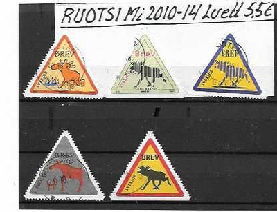 RUOTSI Mi 2010-14 luett. 5,5€  katso