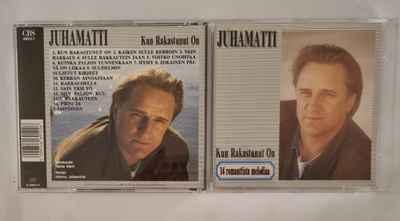 JUHAMATTI: KUN RAKASTUNUT ON CD