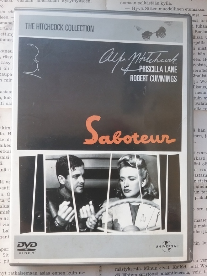 Viidennen kolonnan mies / Saboteur (DVD)