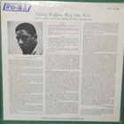 SONNY ROLLINS - WAY OUT WEST M-/EX+ LP - pikkukuva 2