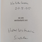 Sinikka Nopola : Se on myähästä ny (signeerattu, tekijän ... - pikkukuva 3
