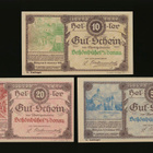 Itävalta Notgeld 10, 20, 50 Heller, Schönbühel - pikkukuva 1