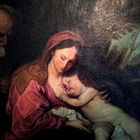 Tunnelmallinen öljymaalaus ”Maria” 1800-l, Italia - pikkukuva 3