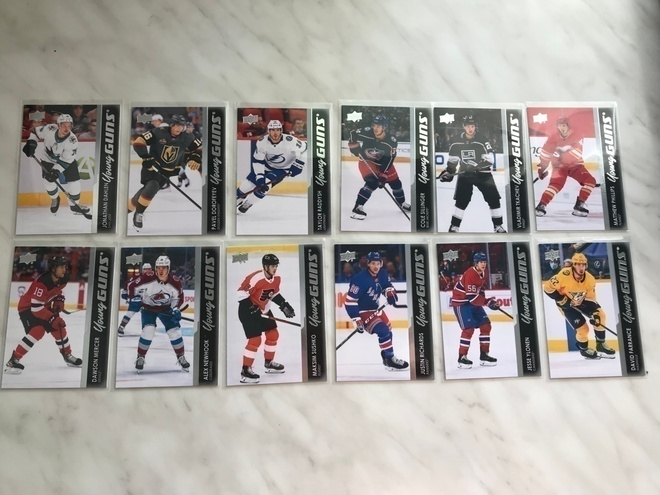 2021-22 Upper Deck Young Guns kortteja alkaen: 2.50e/kpl