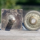 Sodanaikainen RR - merkki. Halkaisija - 18 mm. Hyväkuntoinen - pikkukuva 4