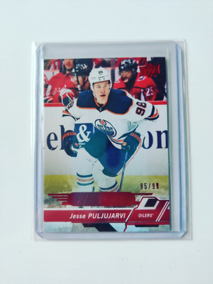 Jesse Puljujärvi 18-19 UD Overtime Red /99