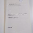 Kari Alho : Analysis of financial markets and central ban... - pikkukuva 3