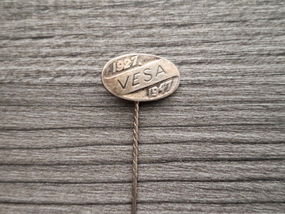 Hopeinen merkki VESA 1927- 1947