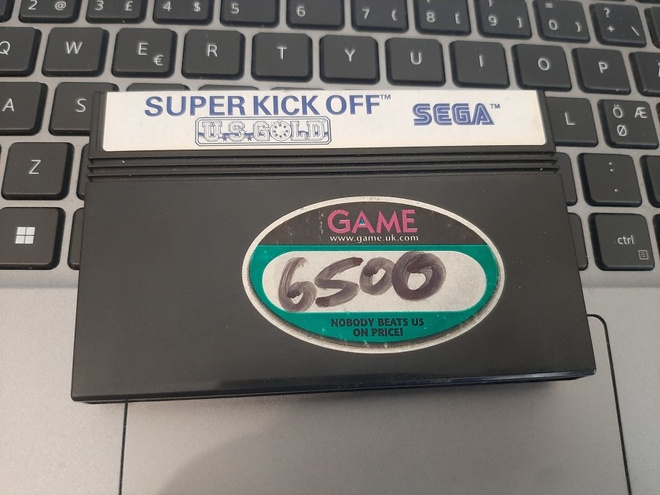 Sega Master System pelikasetti Super Kick Off