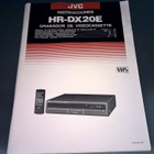 JVC HR-DX20E VCR VHS NAUHURIN KÄYTTÖOHJEET - pikkukuva 1